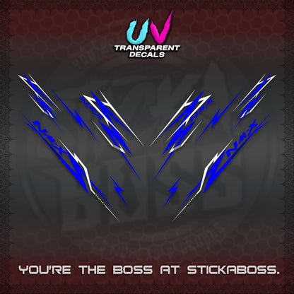 NMAX V2 UV TRANSPARENT DECALS (2024 NM A8 STYLE) STICKER DECALS By STICKABOSS