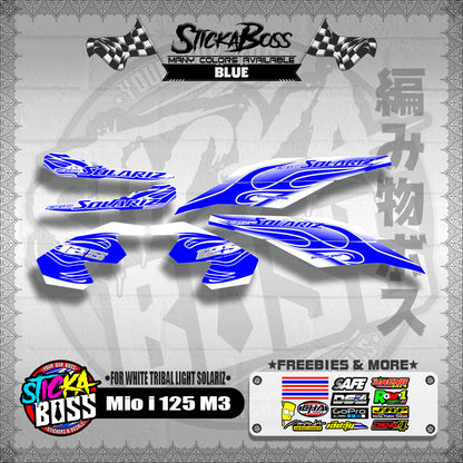 MIO I 125 M3 DECALS ( FOR WHITE TRIBAL LIGHT SOLARIZ )【WITH FREEBIES】