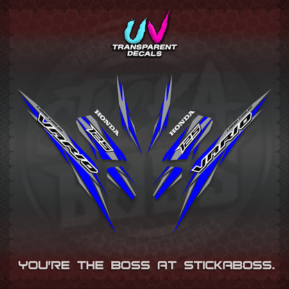 CLICK 125 V3 INDO UV TRANSPARENT DECALS (2024 SV 22-A1 STYLE) STICKER KITS By STICKABOSS