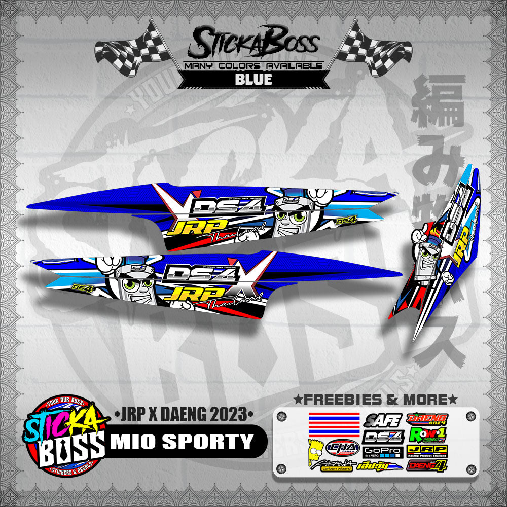 MIO SPORTY DECALS ( DAENG X JRP 2023 )【WITH FREEBIES】