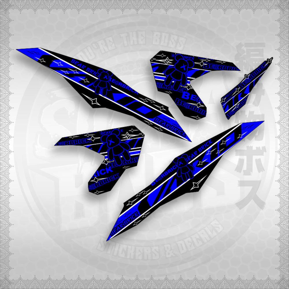 CLICK V3 INDO CONCEPT ( VARIO BEAR BRICK ) STICKER DECALS By STICKABOSS