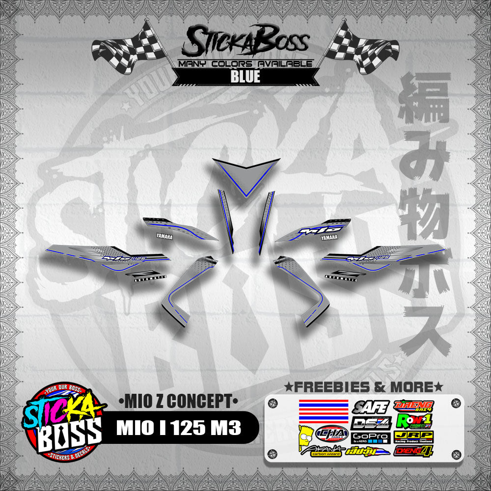MIO I 125 M3 DECALS ( MIO Z CONCEPT )【WITH FREEBIES】
