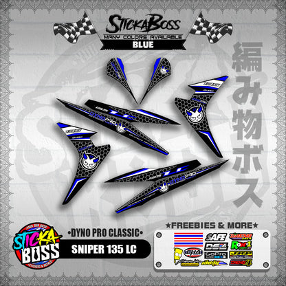 SNIPER 135 LC DECALS ( DYNO PRO CLASSIC )【WITH FREEBIES】