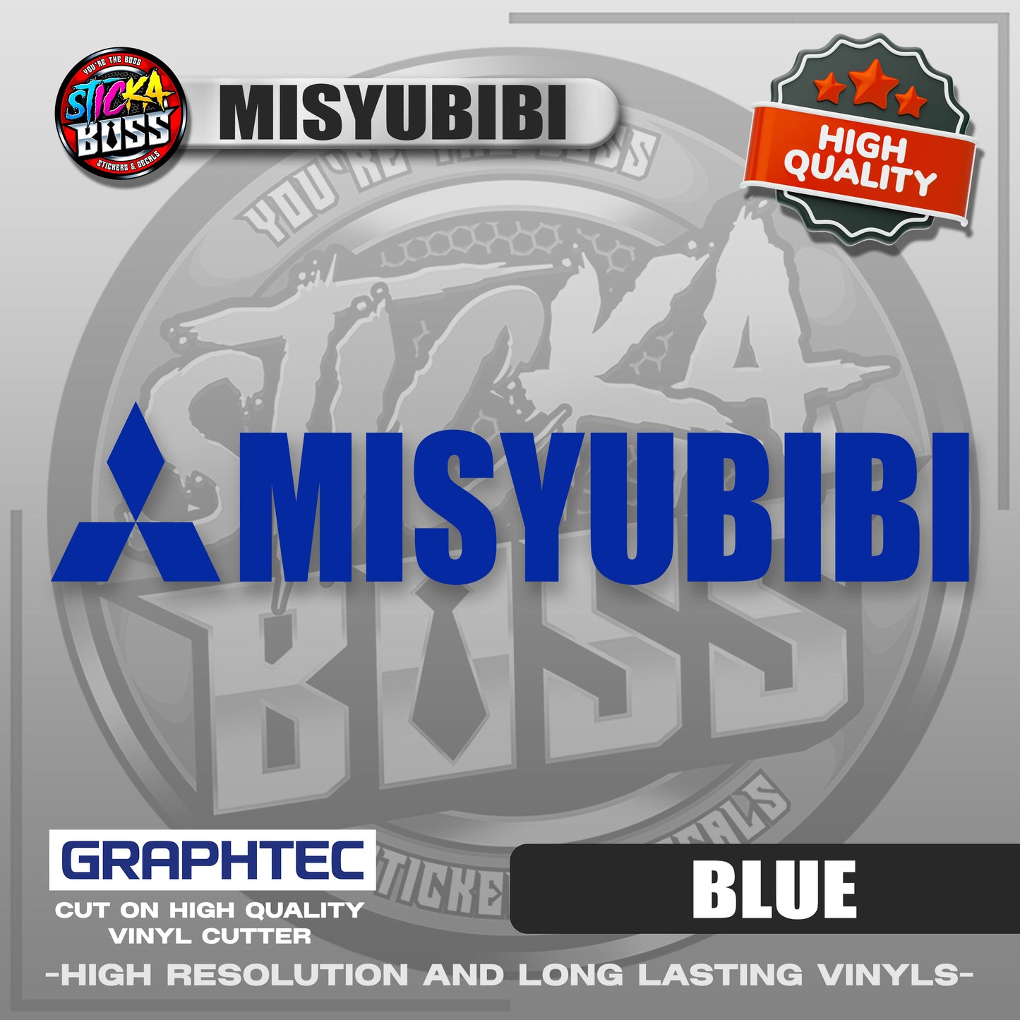 MISYUBIBI | VINYL WATERPROOF CUT-OUT STICKER DECALS【Stickaboss】
