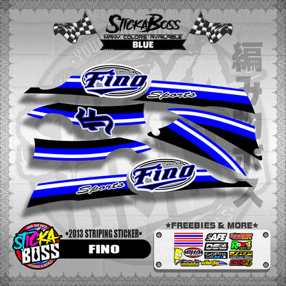 FINO DECALS ( 2013 STRIPING STICKER )【WITH FREEBIES】