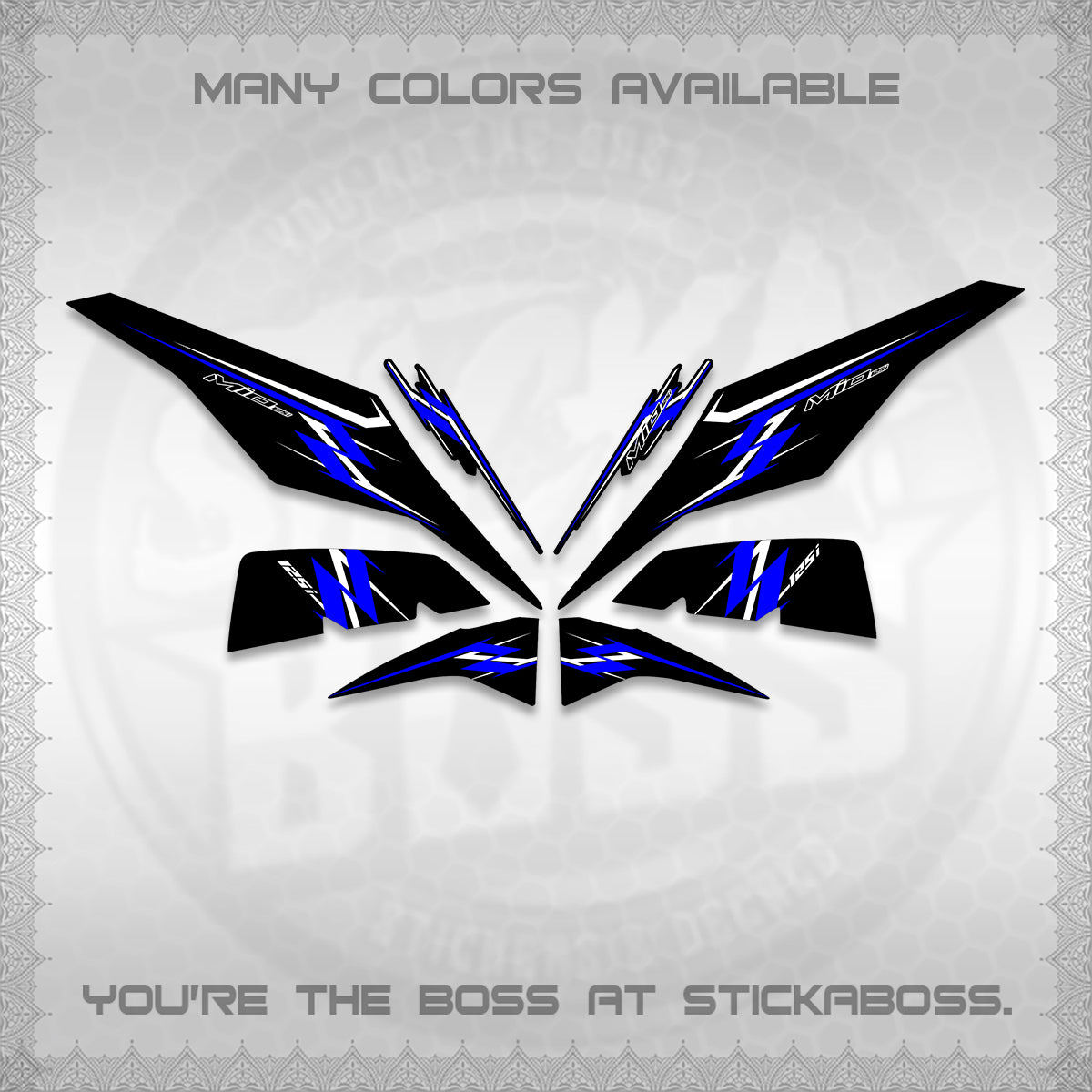 MIO I 125 M3 INDO DECALS (A25 VARIASI) STICKER DECALS By STICKABOSS
