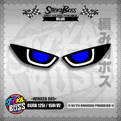 CLICK 125i / 150i V2 (WINKER 005) TRANSPARENT【WITH FREEBIES】