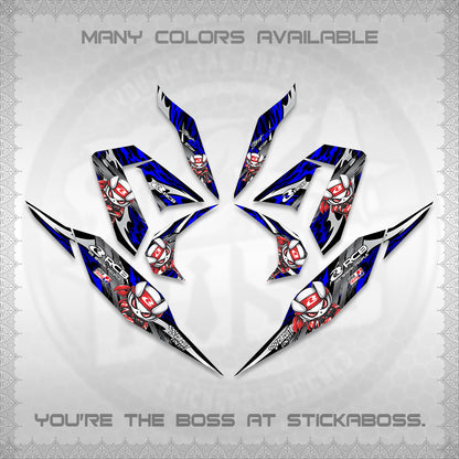 CLICK 125 V4 DECALS (2026 NEW RCB 2.0 DESIGN) STICKER KITS BY STICKABOSS