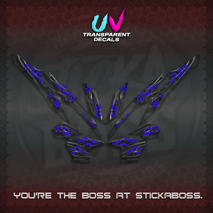 CLICK 125 V2 UV TRANSPARENT DECALS (2026 NEW SAKURA WIND)STICKER DECALS By STICKABOSS