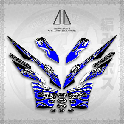 STICKER DECALS for AEROX V3 ALPHA TURBO INDO (AV3ARFISP) By STICKABOSS (SOFIE LAMINATED WATERPROOF)