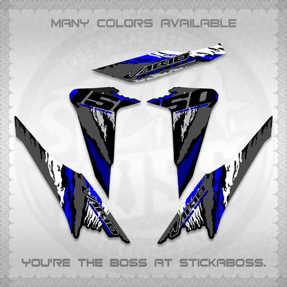 CLICK 150 V2 VARIO DECALS (2022 SPECIAL SPLASH DESIGN) STICKER KITS BY STICKABOSS