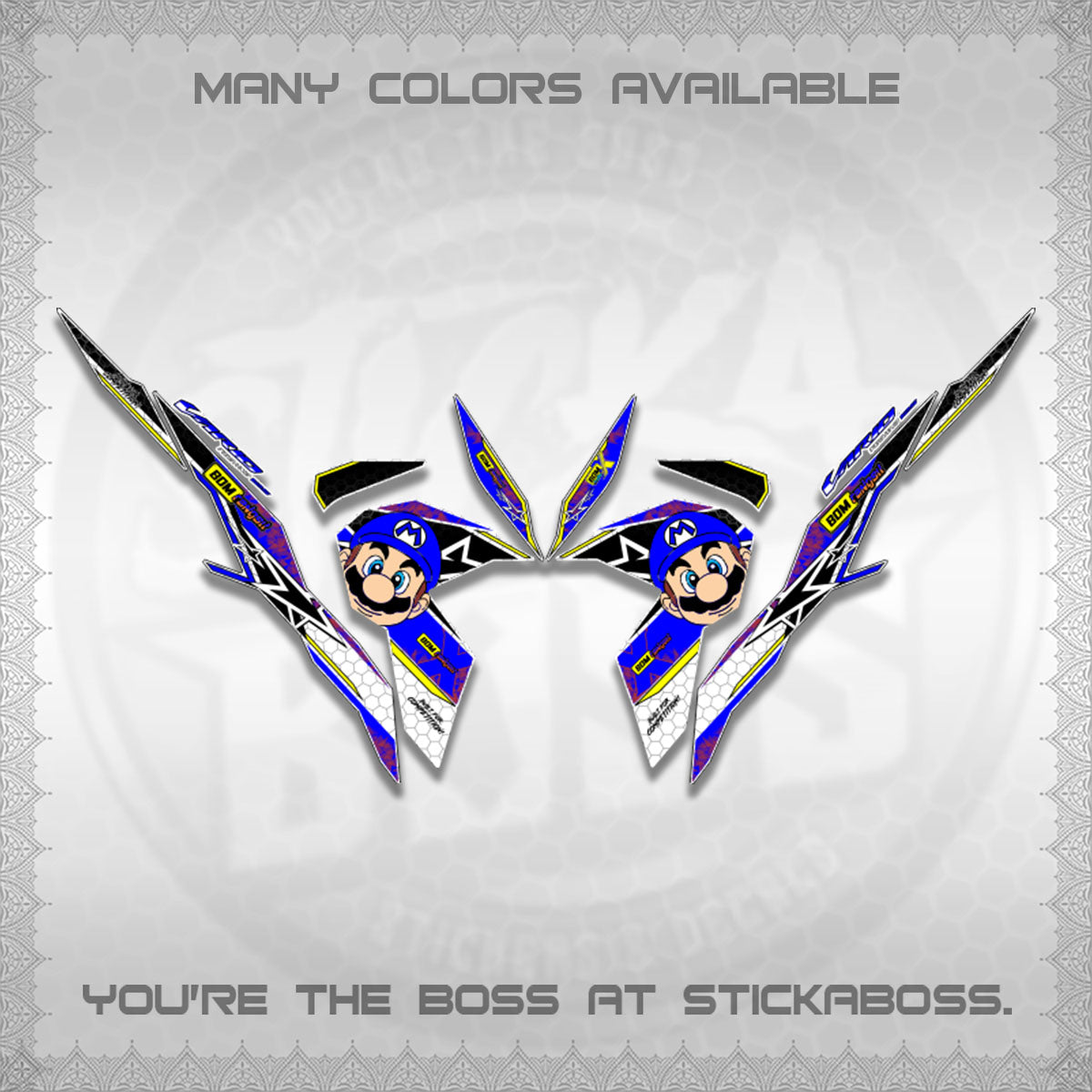 CLICK V3 VARIO DECALS (BOMX VARIO INSPIRED)STICKER DECALS By STICKABOSS