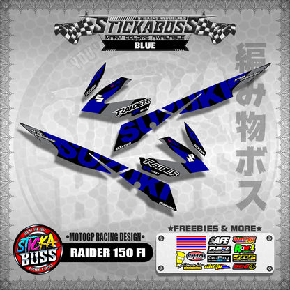 RAIDER 150 FI DECALS ( MOTOGP RACING DESIGN )【WITH FREEBIES】