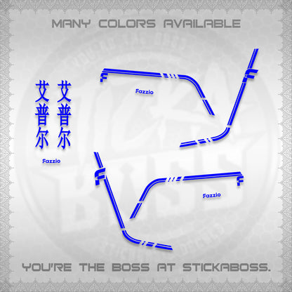 FAZZIO DECALS (2026 JAPAN LINES) STICKER KITS BY STICKABOSS