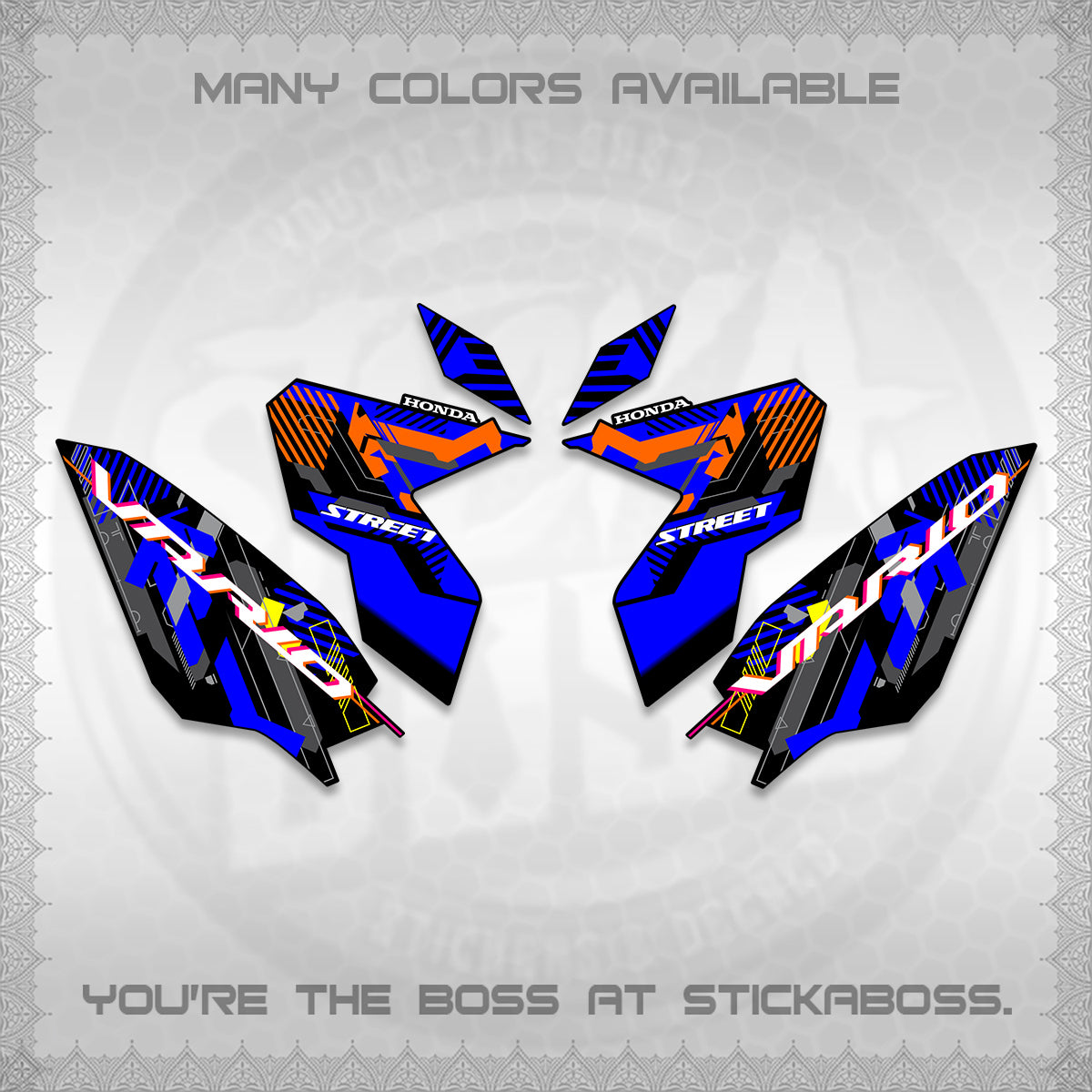 CLICK 125 V3 VARIO DECALS (2026 STREET STYLE EDITION) STICKER DECALS By STICKABOSS