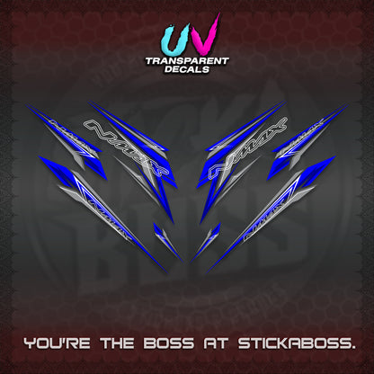 NMAX V2 UV TRANSPARENT DECALS (2024 NM 00-A1 STYLE) STICKER DECALS By STICKABOSS