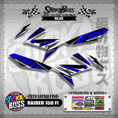 RAIDER 150 Fi DECALS ( 2020 SATRIA F150 )【WITH FREEBIES】