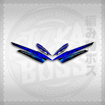 STICKER DECALS for MIO SPORTY (MSP25GLCO) By STICKABOSS (SOFIE LAMINATED WATERPROOF)