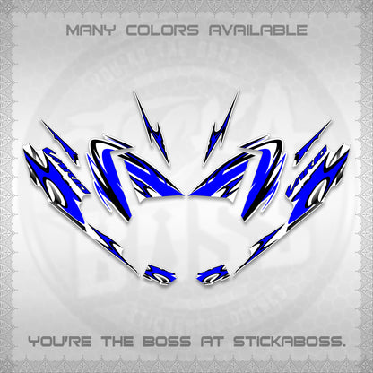 CLICK 125 V4 VARIO STRIPING FOR WHITE DECALS (2026 NEW LED DESIGN) STICKER DECALS By STICKABOSS