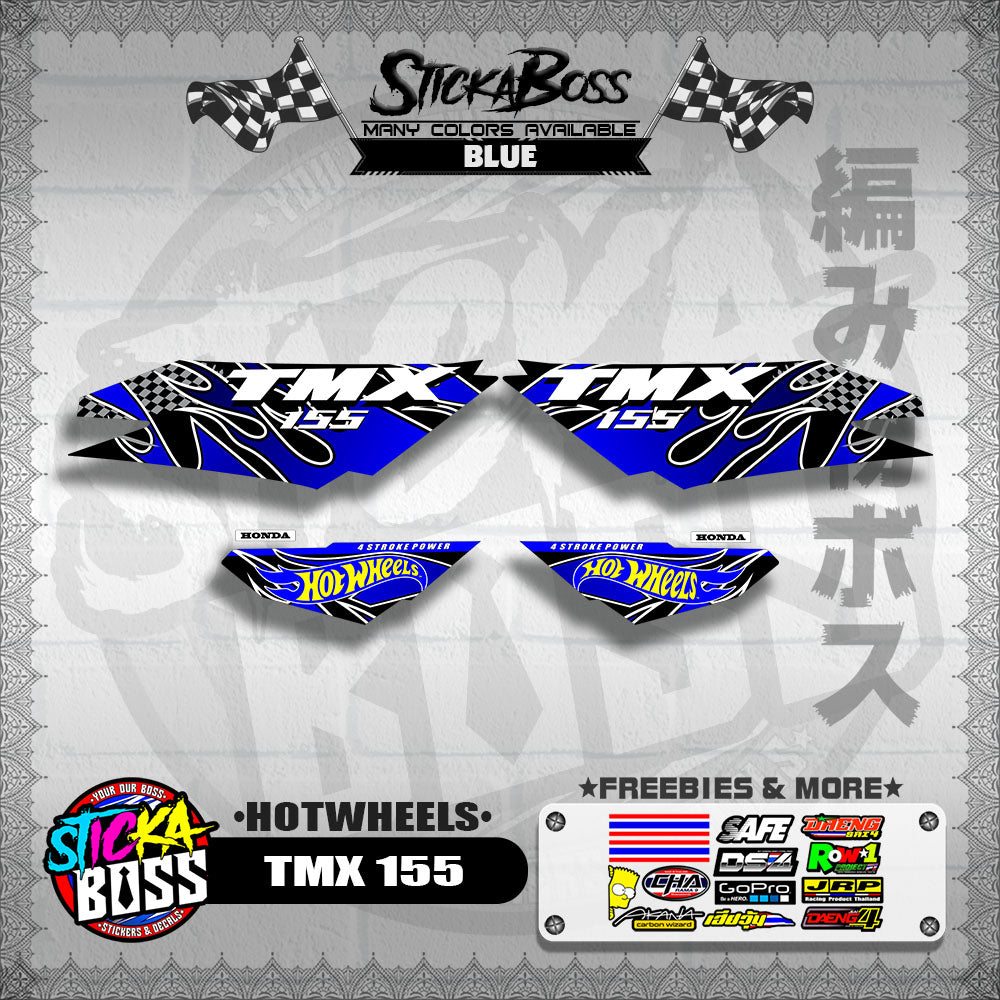 TMX 155 DECALS ( HOTWHEELS )【WITH FREEBIES】