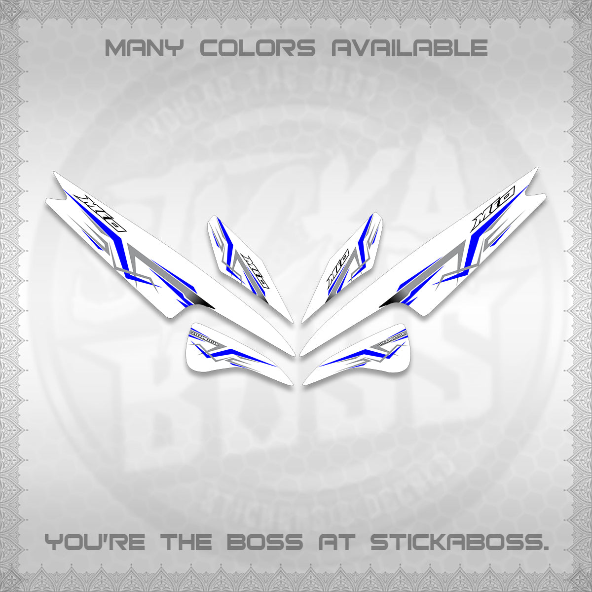 MIO SPORTY  SMILE INDO DECALS FOR WHITE (A24 VARIASI) STICKER DECALS BY STICKABOSS