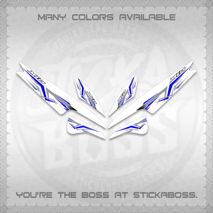 MIO SPORTY  SMILE INDO DECALS FOR WHITE (A24 VARIASI) STICKER DECALS BY STICKABOSS