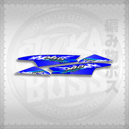 STICKER DECALS for MIO SPORTY / SMILE (MSPSSIMOCO) By STICKABOSS (SOFIE LAMINATED WATERPROOF)