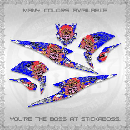 BEAT FI INDO DECALS (2026 NEW SAMURAI MOTIF) STICKER KITS BY STICKABOSS
