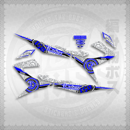 STICKER DECALS for RAIDER 150 REBORN CARB MALAYSIAN (RRCBARAST) By STICKABOSS (SOFIE LAMINATED )