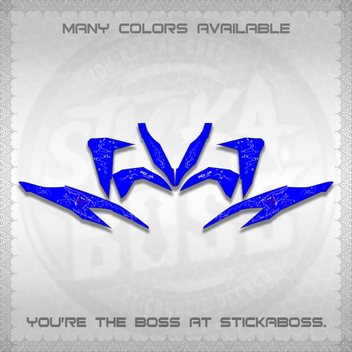 CLICK V2 DECALS (2F&2F 2026 DESIGN)STICKER DECALS BY STICKABOSS