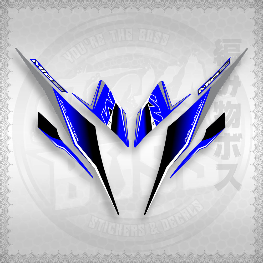 STICKER DECALS for MIO I 125 M3 (MIISTMO) By STICKABOSS (SOFIE LAMINATED WATERPROOF)