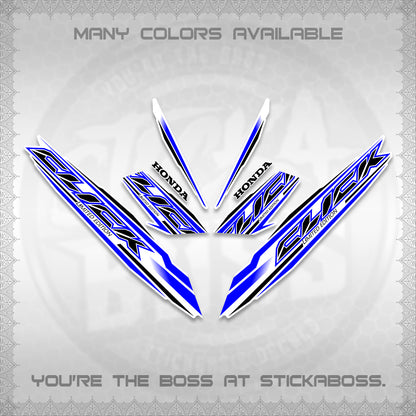 CLICK 125 V3 INDO FOR WHITE DECALS (2024 SV 13-A2 STYLE) STICKER KITS By STICKABOSS