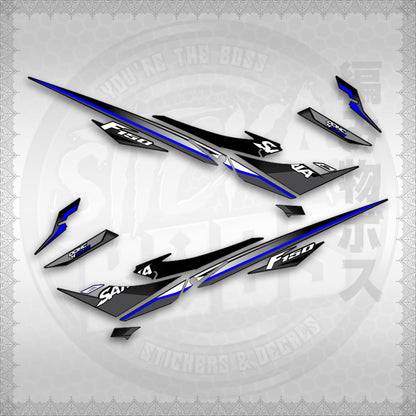 STICKER DECALS for RAIDER 150 REBORN CARB(RRCSATHDE)By STICKABOSS(SOFIE LAMINATED WATERPROOF)
