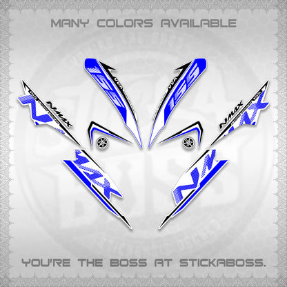 NMAX V1 THAI FOR WHITE DECALS (2020 DESIGN) STICKER DECALS By STICKABOSS