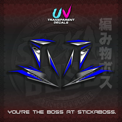 【PREMIUM UV PRINT】CLICK 125 V3 INDO CONCEPT ( TRANSPARENT SLASH BLADE VARIO ) STICKER DECALS By STICKABOSS
