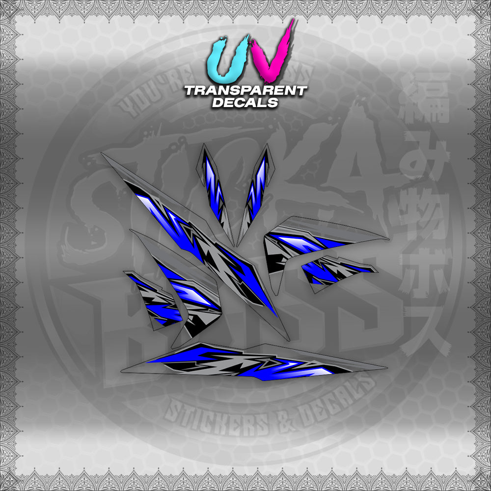 STICKER DECALS for BEAT 110 V2 (INMAUVTRSTMODE) By STICKABOSS (SOFIE LAMINATED WATERPROOF)