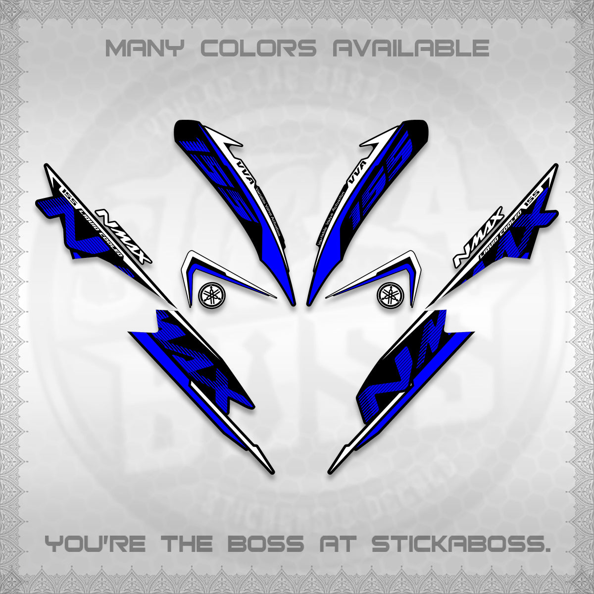 NMAX V1 THAI DECALS (2020 DESIGN) STICKER DECALS By STICKABOSS