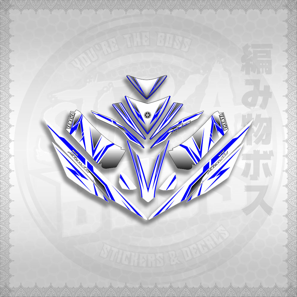 STICKER DECALS for MIO 4 (MIRGADEFOWH) By STICKABOSS (SOFIE LAMINATED WATERPROOF)