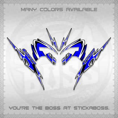 CLICK 125 V3 VARIO STRIPING DECALS (2026 NEW LED DESIGN) STICKER KITS By STICKABOSS