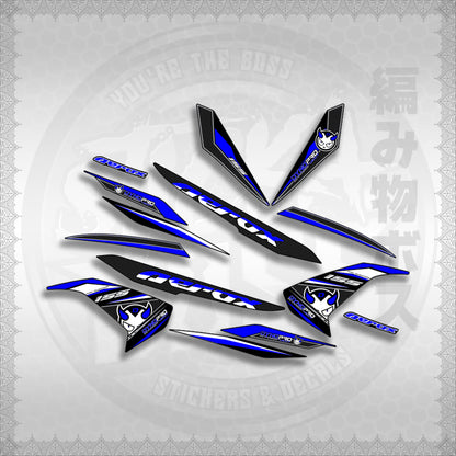 STICKER DECALS for AEROX 155 V1 (AV1DYPR) By STICKABOSS (SOFIE LAMINATED WATERPROOF)