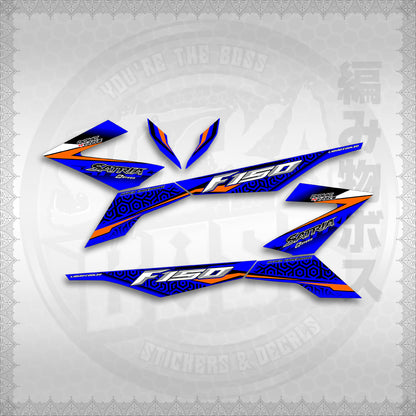 STICKER DECALS for RAIDER 150 Fi (RFIGRHESA) By STICKABOSS (SOFIE LAMINATED WATERPROOF)