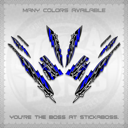 AEROX V2 INDO DECALS (2026 STAR 0001 MOTIF) STICKER KITS By STICKABOSS