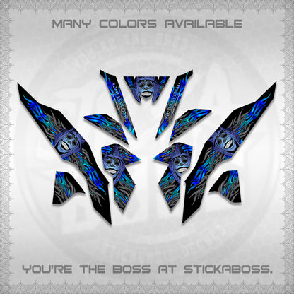 CLICK V3 DECALS (SoloLevelingSmiley Design) STICKER DECALS By STICKABOSS