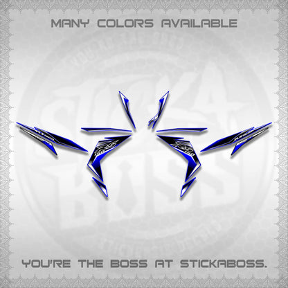 WINNER 150 V1 DECALS (GTR 150 RS PATTERN)STICKER DECALS By STICKABOSS