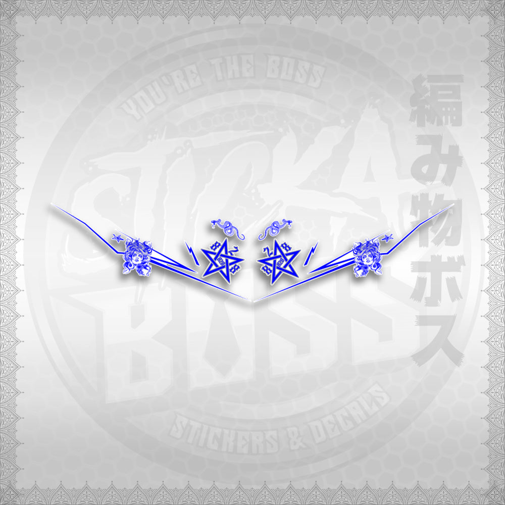 STICKER DECALS for ADV 160 (A160MESN) By STICKABOSS (SOFIE LAMINATED WATERPROOF) (Copy)