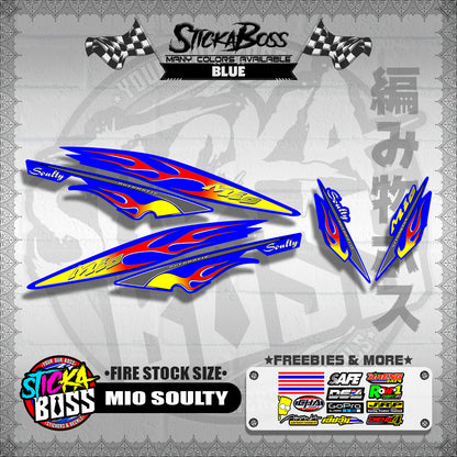 MIO SOULTY DECALS ( FIRE STOCK SIZE )【WITH FREEBIES】
