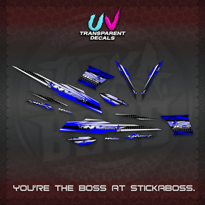 AEROX V2 UV TRANSPARENT DECALS (2026 INDO STAR 001) STICKER KITS BY STICKABOSS