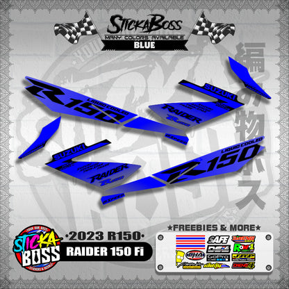 RAIDER 150 Fi DECALS ( 2023 R150 )【WITH FREEBIES】
