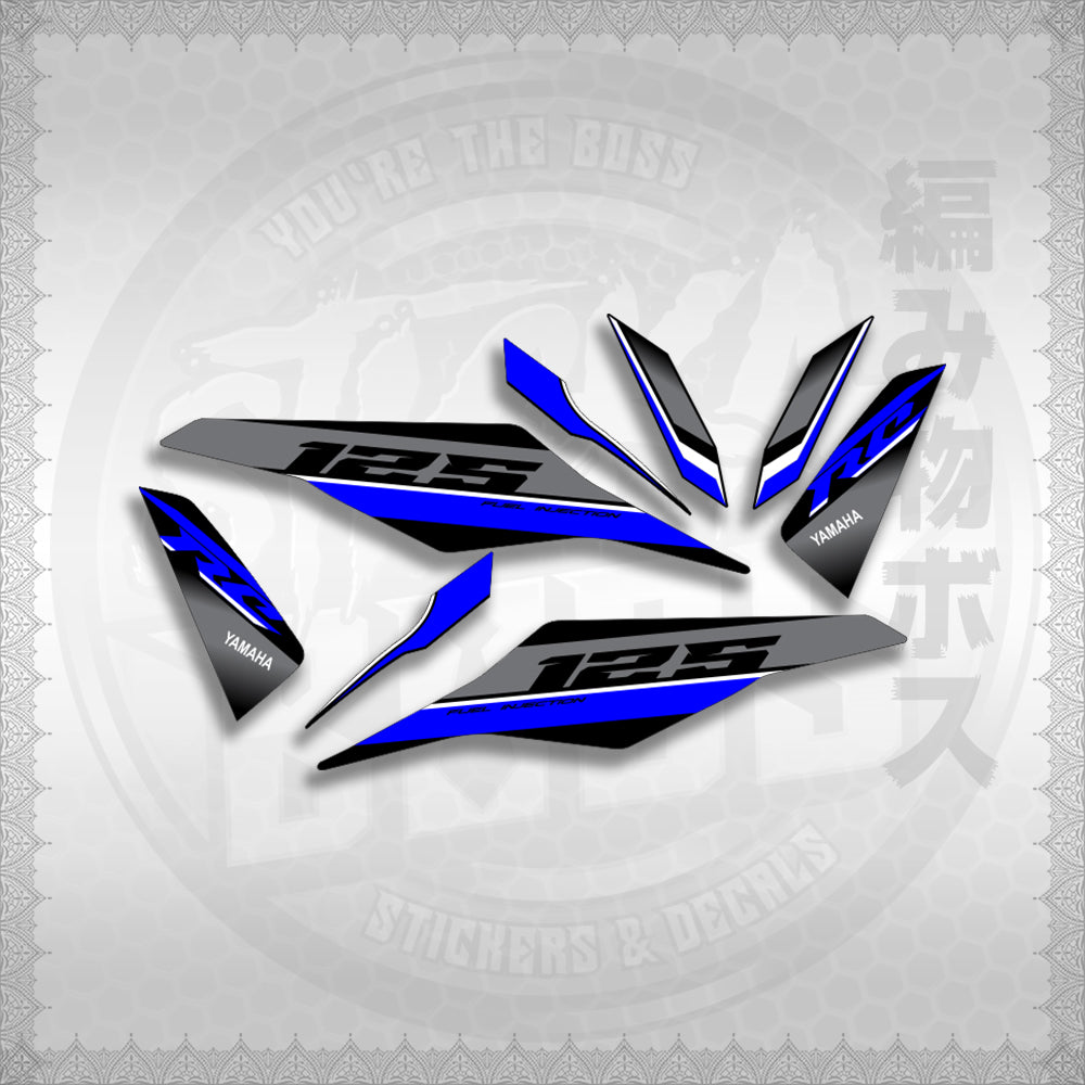 MIO I 125 M3 DASH RC EDITION STICKER DECALS By STICKABOSS (SOFIE LAMINATED WATERPROOF)