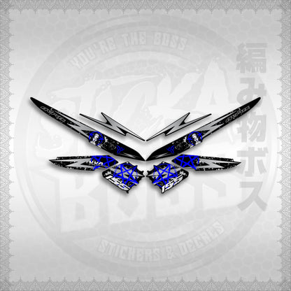 STICKER DECALS for AEROX 155 V1 MALAYSIAN (AV1STLASA) By STICKABOSS (SOFIE LAMINATED WATERPROOF)